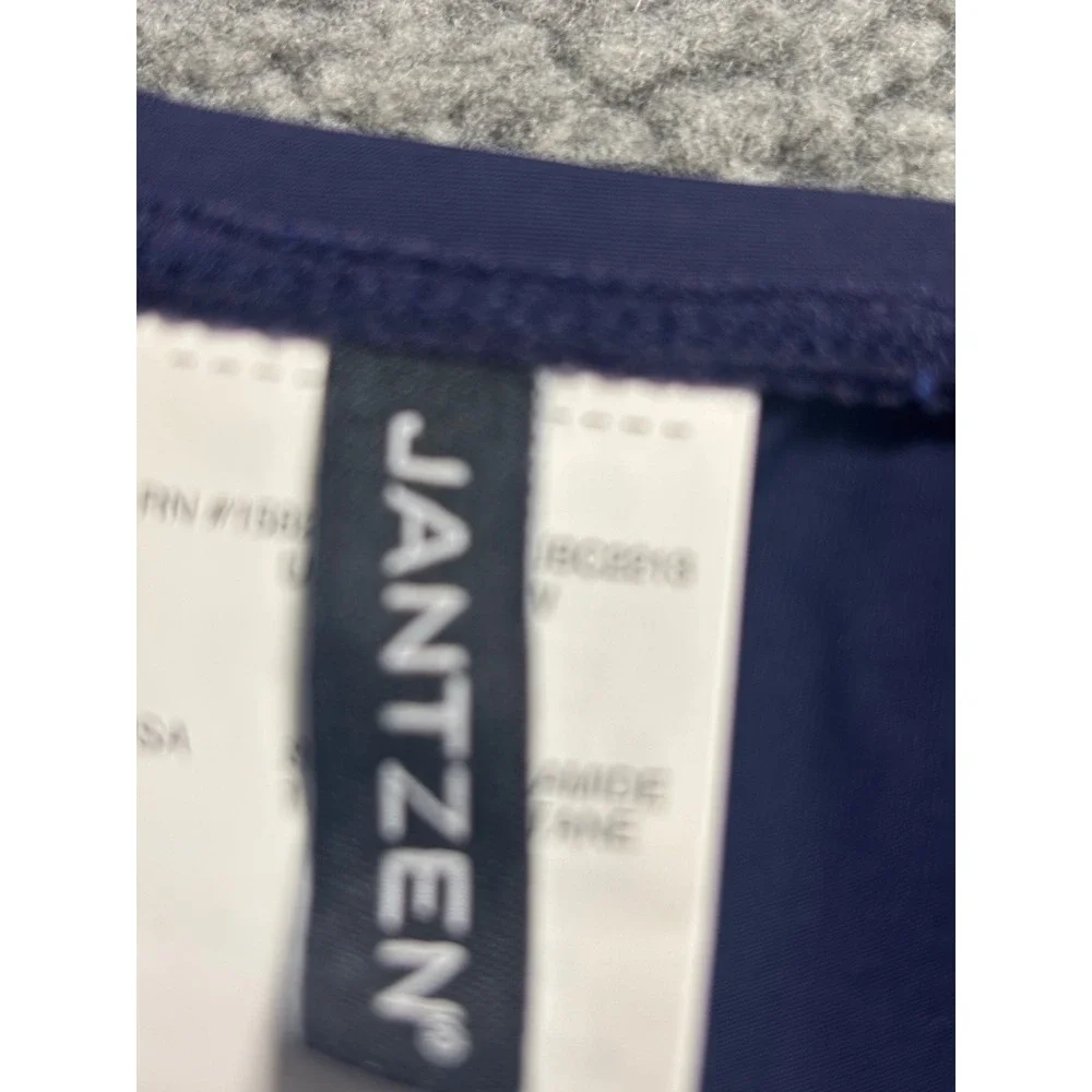 Jantzen Womens Plus Size 22W Swim Skirt Navy Blue Mare Wrap Ruched JZ22708C NEW